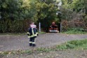 Einsatz BF Koeln PKW im See Koeln Esch P242